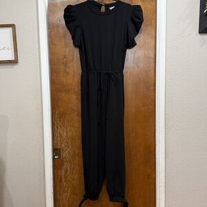 Speechless Black Romper Jumpsuit L